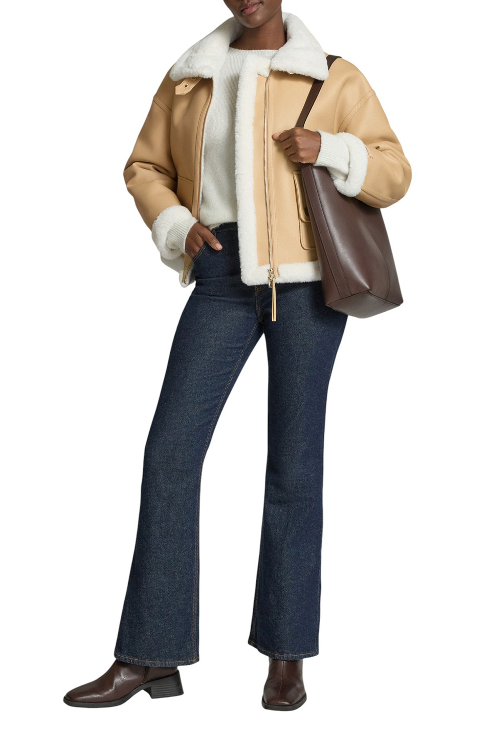 Женский Armani Exchange Дубленка с накладными карманами (цвет ), артикул XW000713-AF16389 | Фото 3