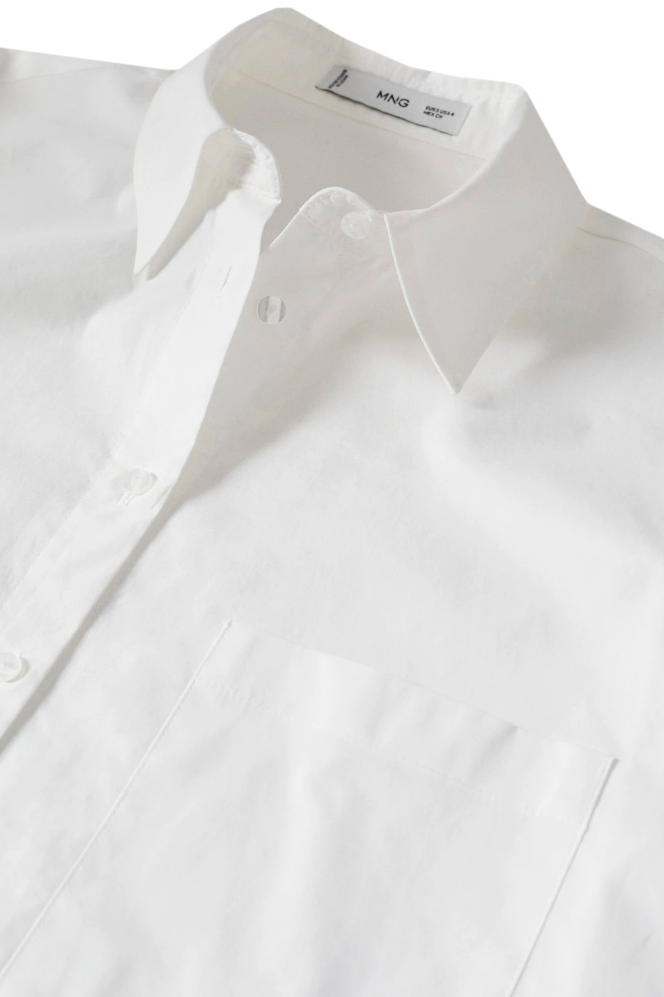 Женский Mango Рубашка оверсайз REGU из натурального хлопка (цвет ), артикул 47040356 | Фото 5
