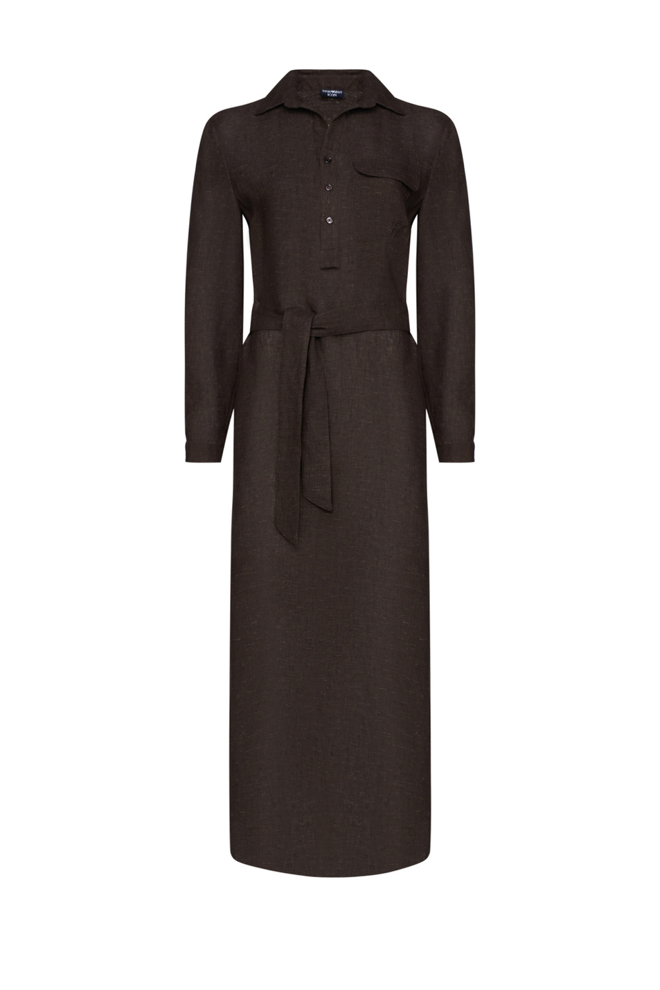 Женский Emporio Armani Платье из льна (цвет ), артикул EW003727-TE10381 | Фото 1