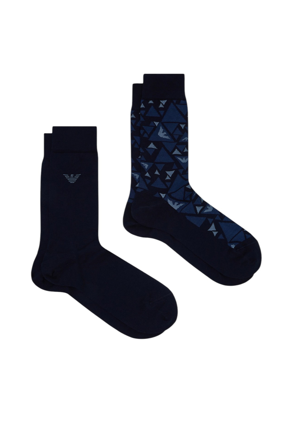 Носки в комплекте из 2 пар|Основной цвет:Синий Мужской Emporio Armani Носки в комплекте из 2 пар (цвет ), артикул EM000543-AF18165 | Фото 1