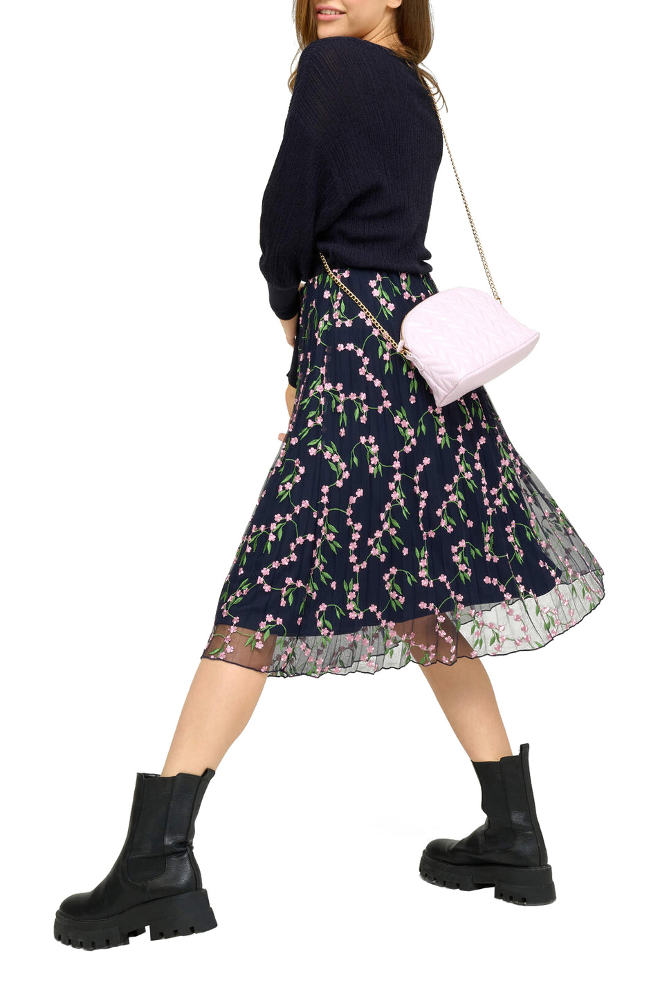 Orsay Юбка в сеточку с цветочной вышивкой (цвет ), артикул 724296 | Фото 2