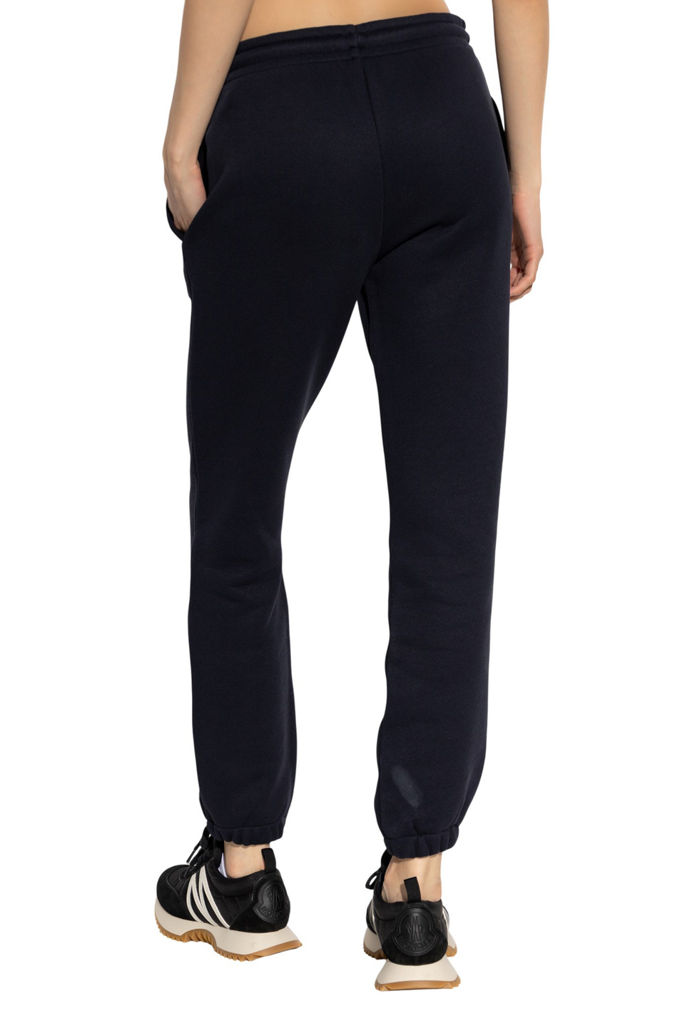 Брюки с логотипом|Основной цвет:Синий Женский Moncler Брюки с логотипом (цвет ), артикул K20938H00006-89B0Q | Фото 5