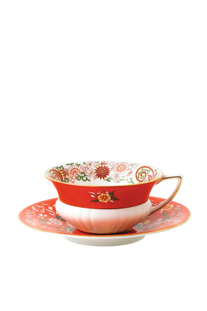 Чашка с блюдцем Crimson Orient 150 мл|Основной цвет:Мультиколор|Артикул:40024021 | Фото 1