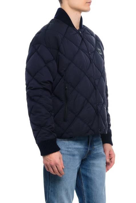 Emporio Armani Стеганая куртка с трикотажным воротником ( цвет), артикул 6L1BL2-1NT2Z | Фото 4