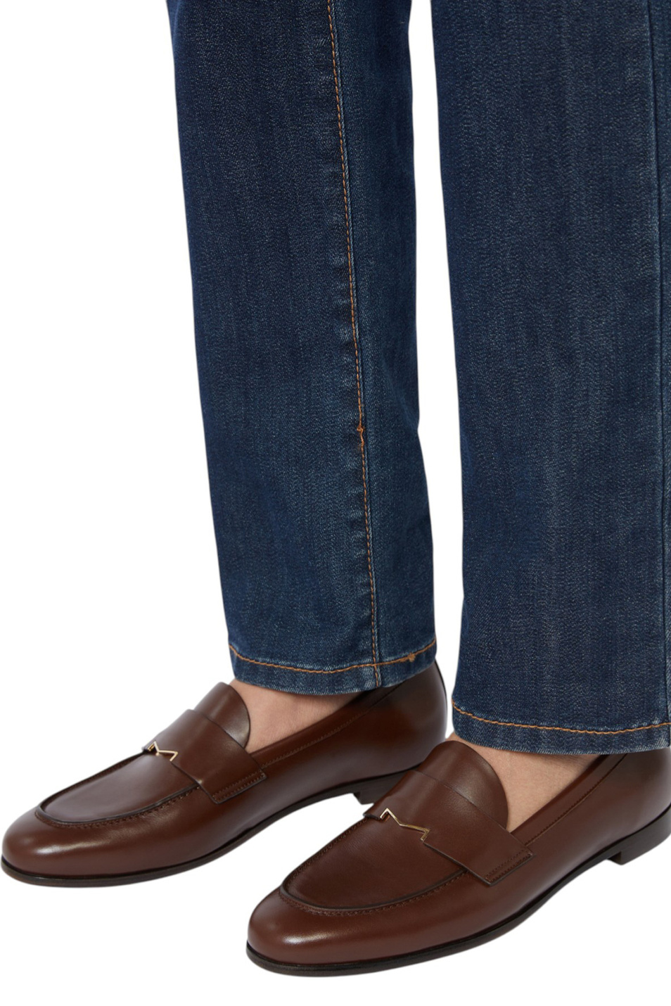 Женский Max Mara Лоферы REGENTMOC из натуральной кожи (цвет ), артикул 2524526071 | Фото 6