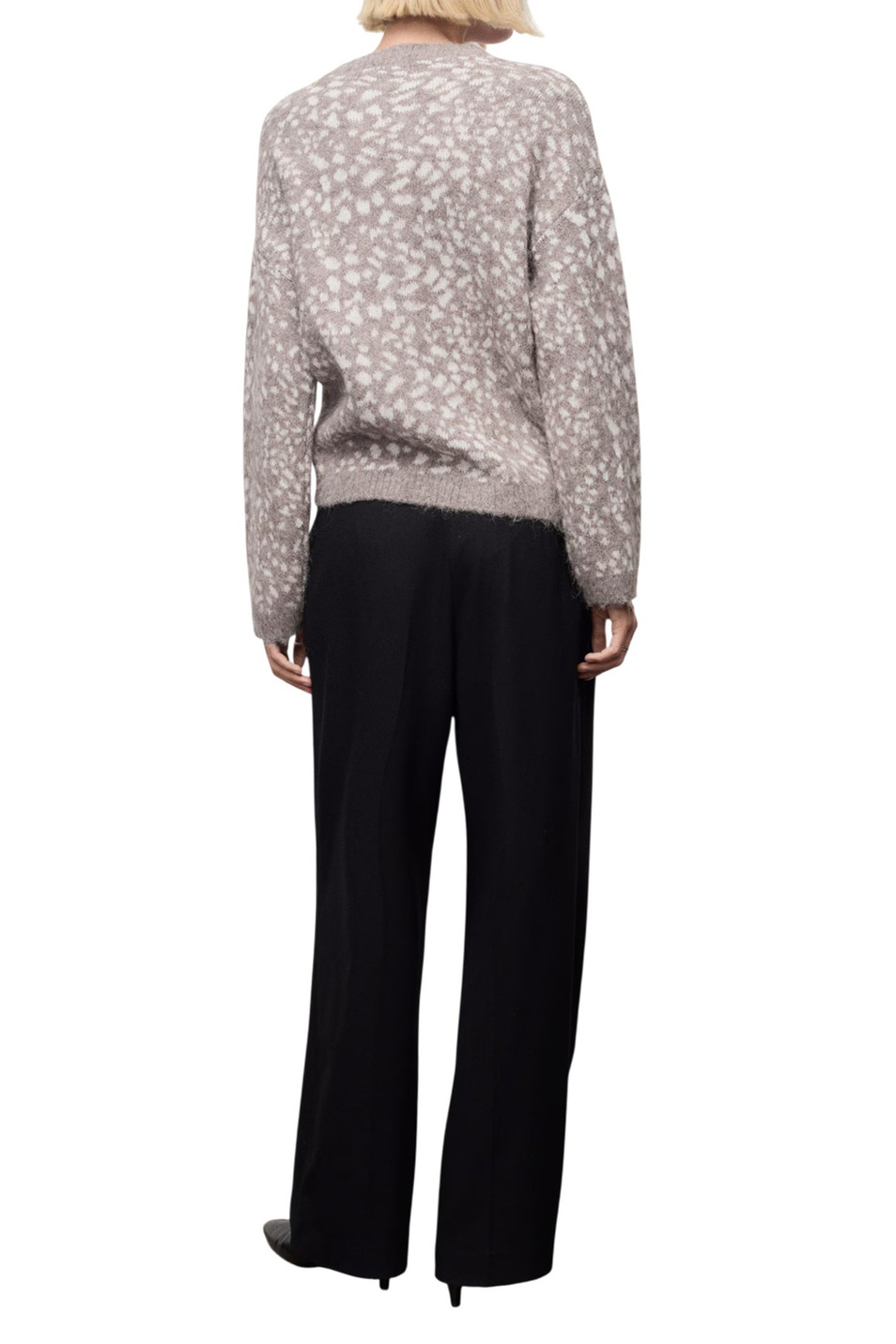 Джемпер PITIUSA с принтом|Основной цвет:Бежевый Женский Mango Джемпер PITIUSA с принтом (цвет ), артикул 17007839 | Фото 4