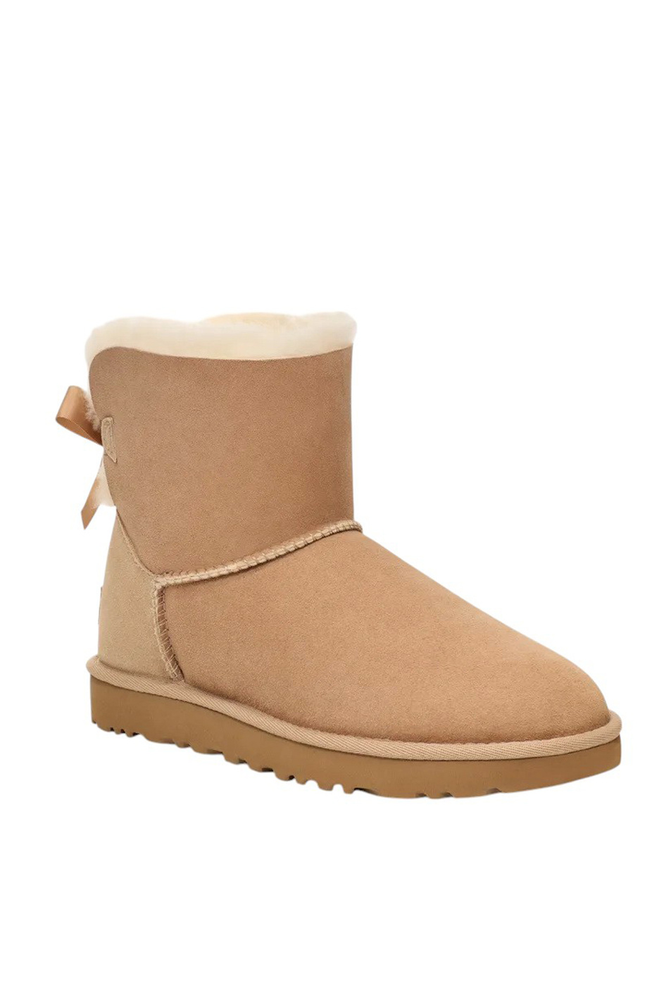 Женский UGG Угги Mini Bailey Bow из натуральной кожи (цвет ), артикул 1016501 | Фото 2