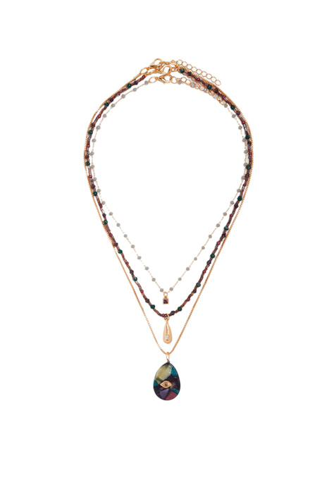 Parfois Набор ожерелий с подвесками и бусинами ( цвет), артикул 193682 | Фото 1
