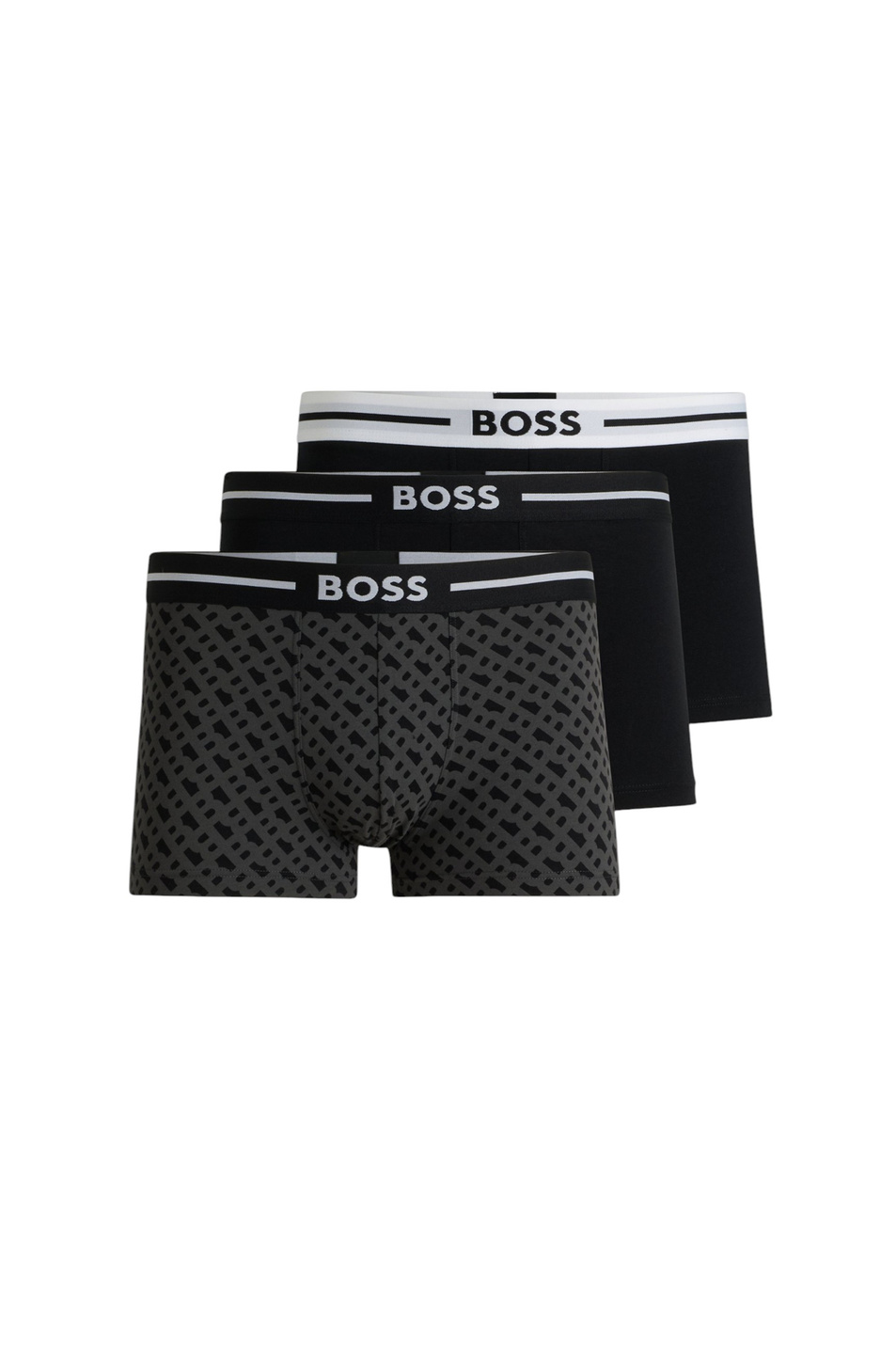 Мужской BOSS Трусы в комплекте из 3 шт из эластичного хлопка (цвет ), артикул 50531694 | Фото 1