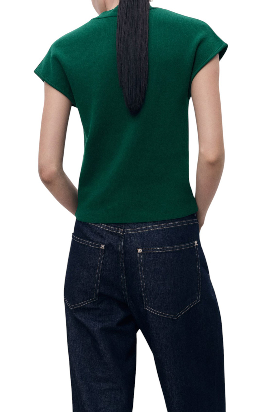 Женский Mango Джемпер DUMIN с короткими рукавами (цвет ), артикул 17074129 | Фото 3