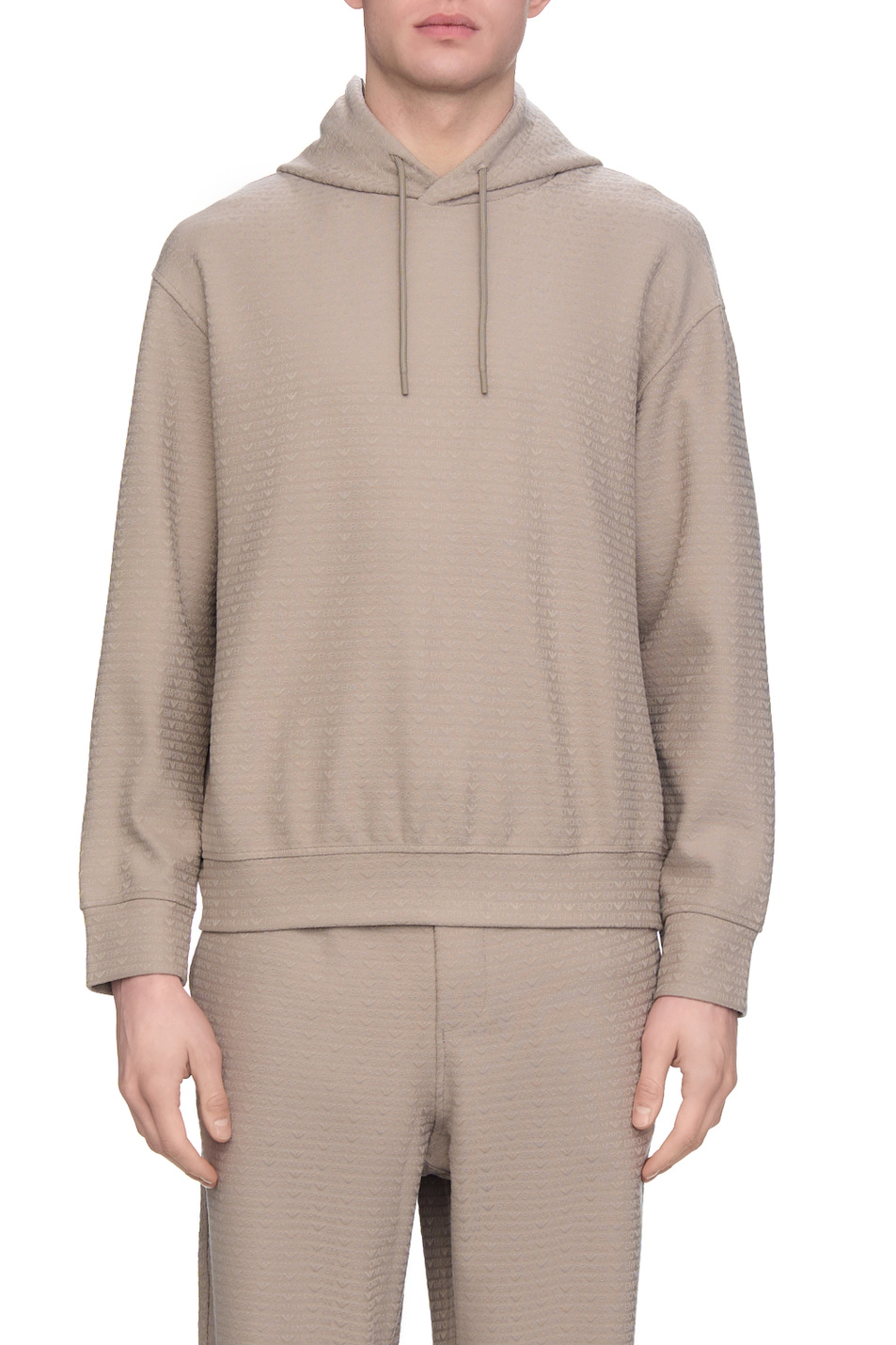 Мужской Emporio Armani Худи из смесового хлопка (цвет ), артикул EM001007-AF13700 | Фото 4