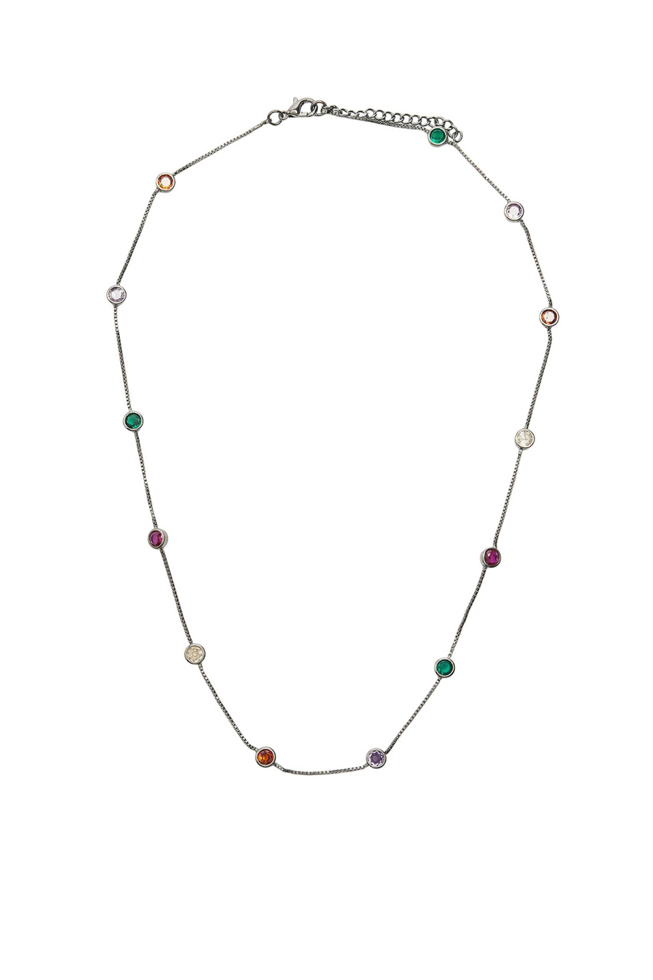 Колье с цирконием|Основной цвет:Разноцветный Женский Parfois Колье с цирконием (цвет ), артикул 242781 | Фото 1
