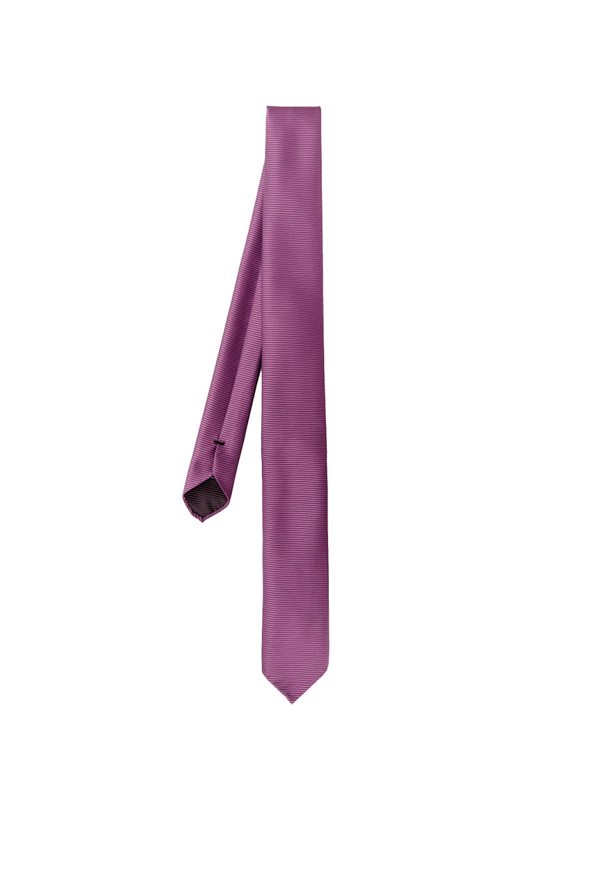 Галстук с принтом|Основной цвет:Фиолетовый|Артикул:50511461 | Фото 1