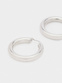 Parfois Серьги-кольца из нержавеющей стали (Серебристый цвет), артикул 180473 | Фото 3