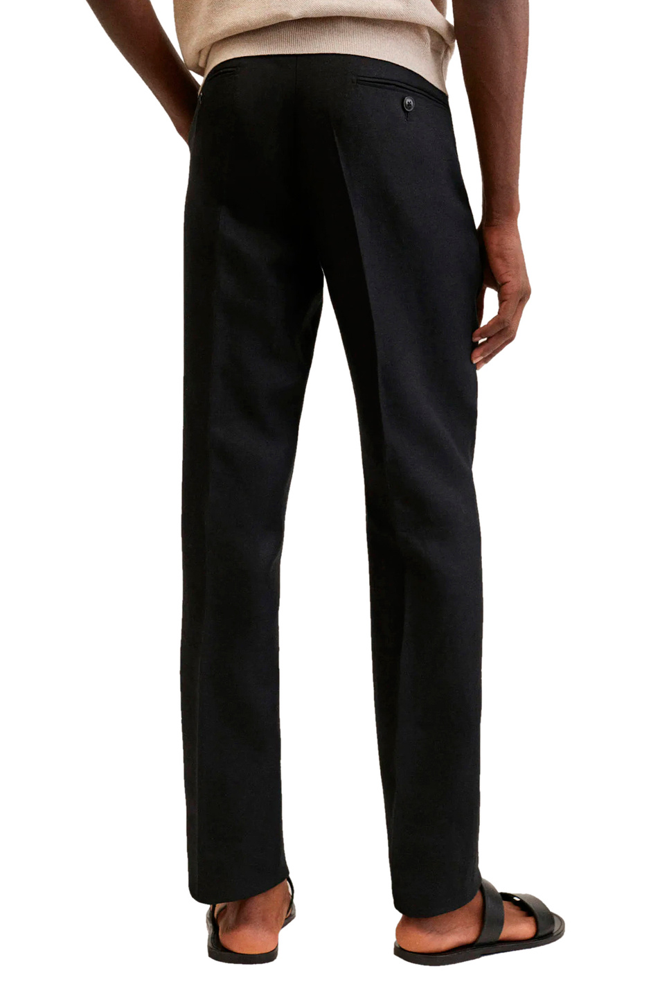 Мужской Mango Man Костюмные брюки FLORIDA из чистогго льна (цвет ), артикул 27015751 | Фото 4