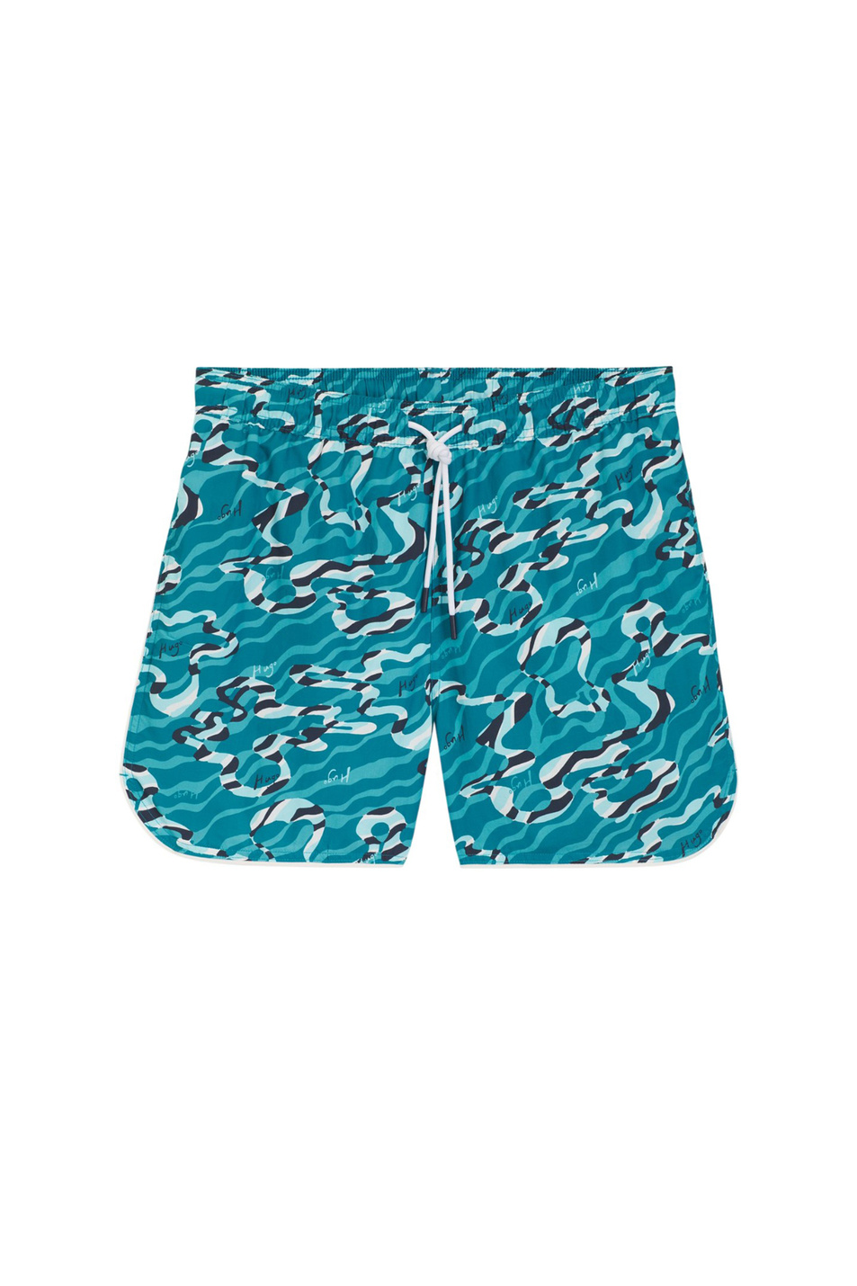 Мужской HUGO Шорты для плавания RIK с принтом (цвет ), артикул 50533795 | Фото 1