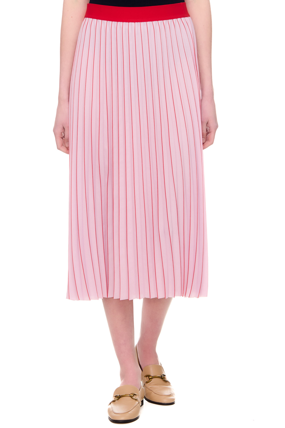 Женский Gerry Weber Плиссированная юбка в полоску (цвет ), артикул 110009-31507 | Фото 4