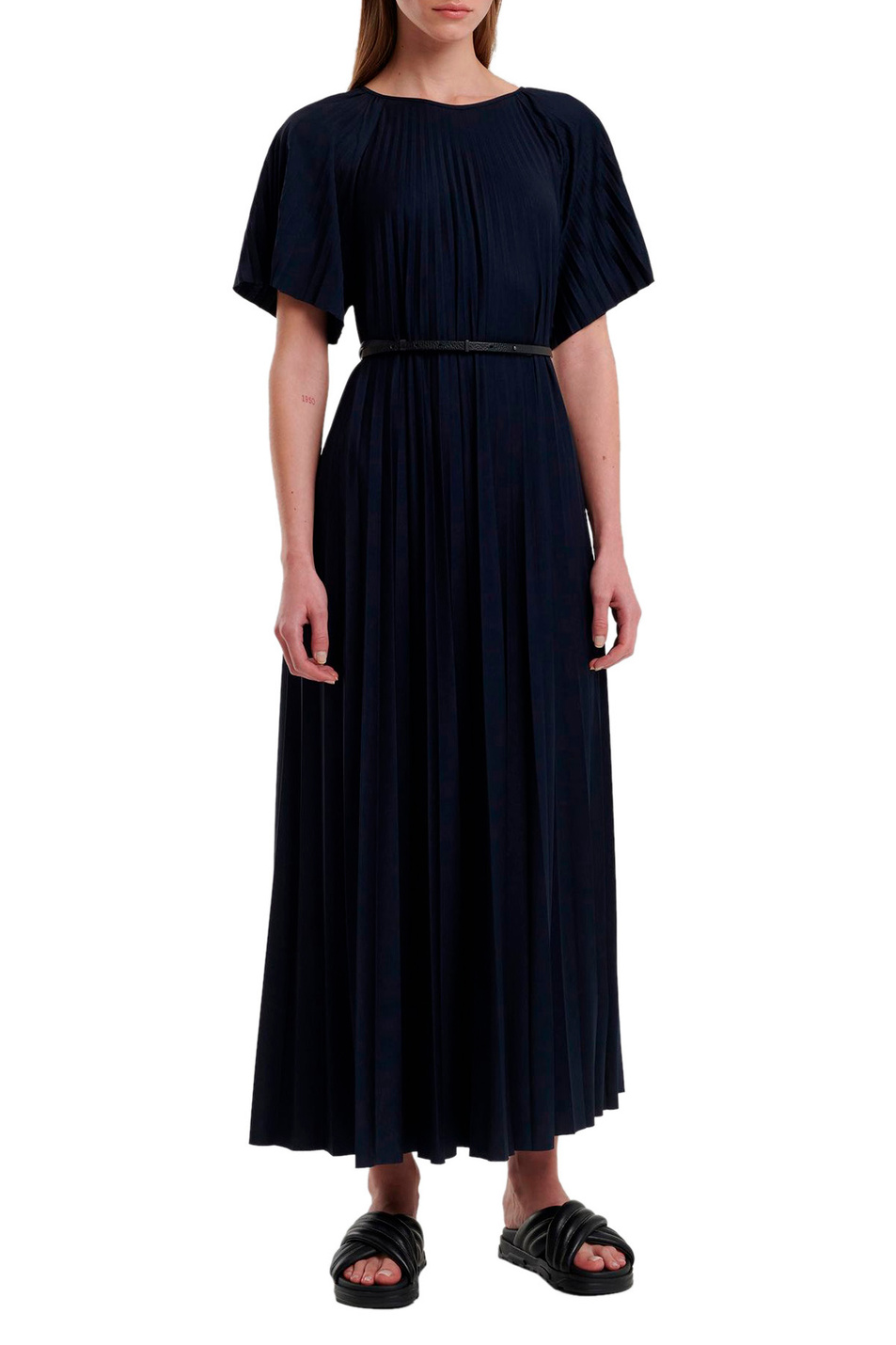Fabiana Filippi Плиссированное платье с ремнем (цвет ), артикул ABD273W184 | Фото 3