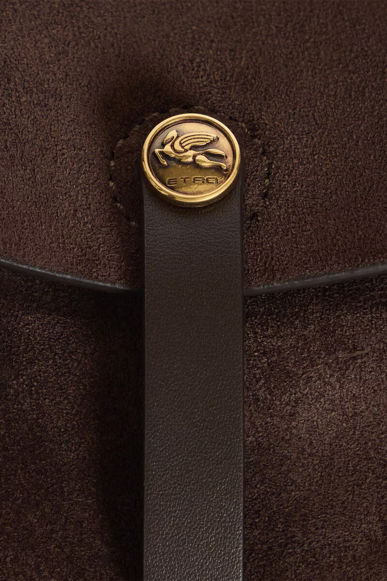 Сумка из натуральной замши|Основной цвет:Коричневый Женский Etro Сумка из натуральной замши (цвет ), артикул WP1C0019AP341M0406 | Фото 5