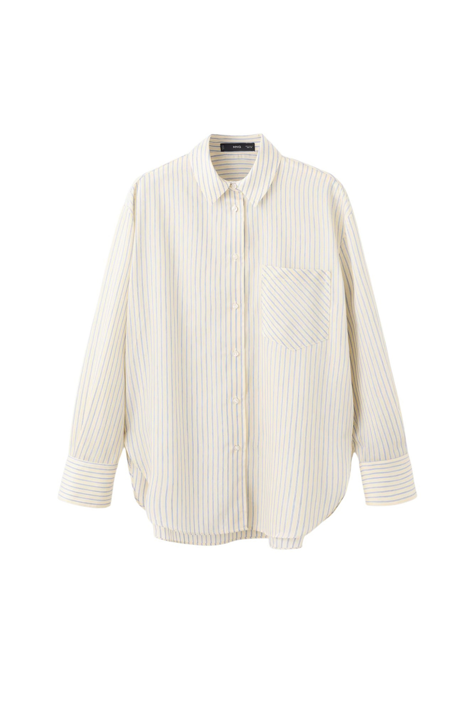 Женский Mango Рубашка POKE в полоску (цвет ), артикул 27043302 | Фото 1