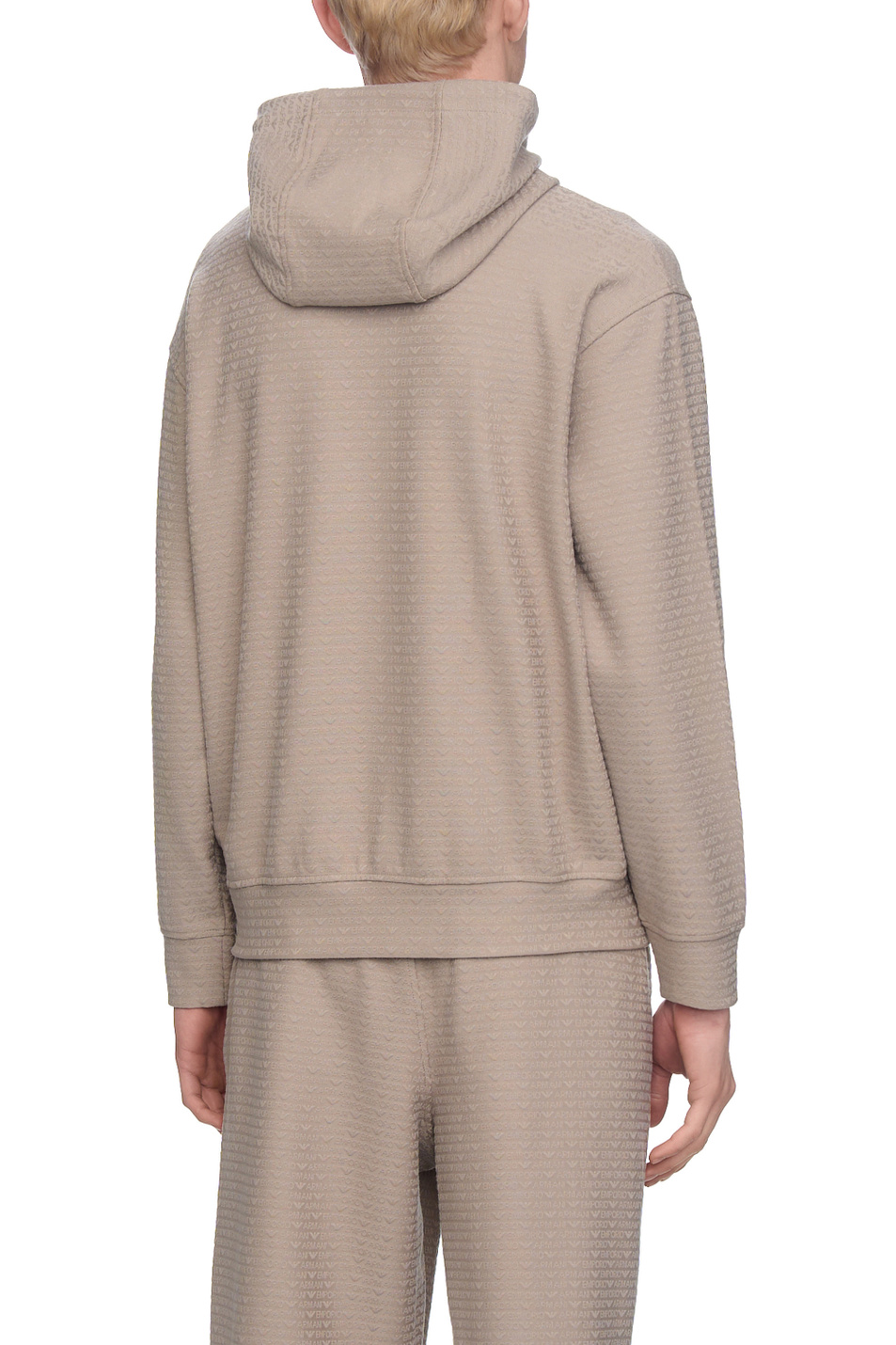 Мужской Emporio Armani Худи из смесового хлопка (цвет ), артикул EM001007-AF13700 | Фото 5