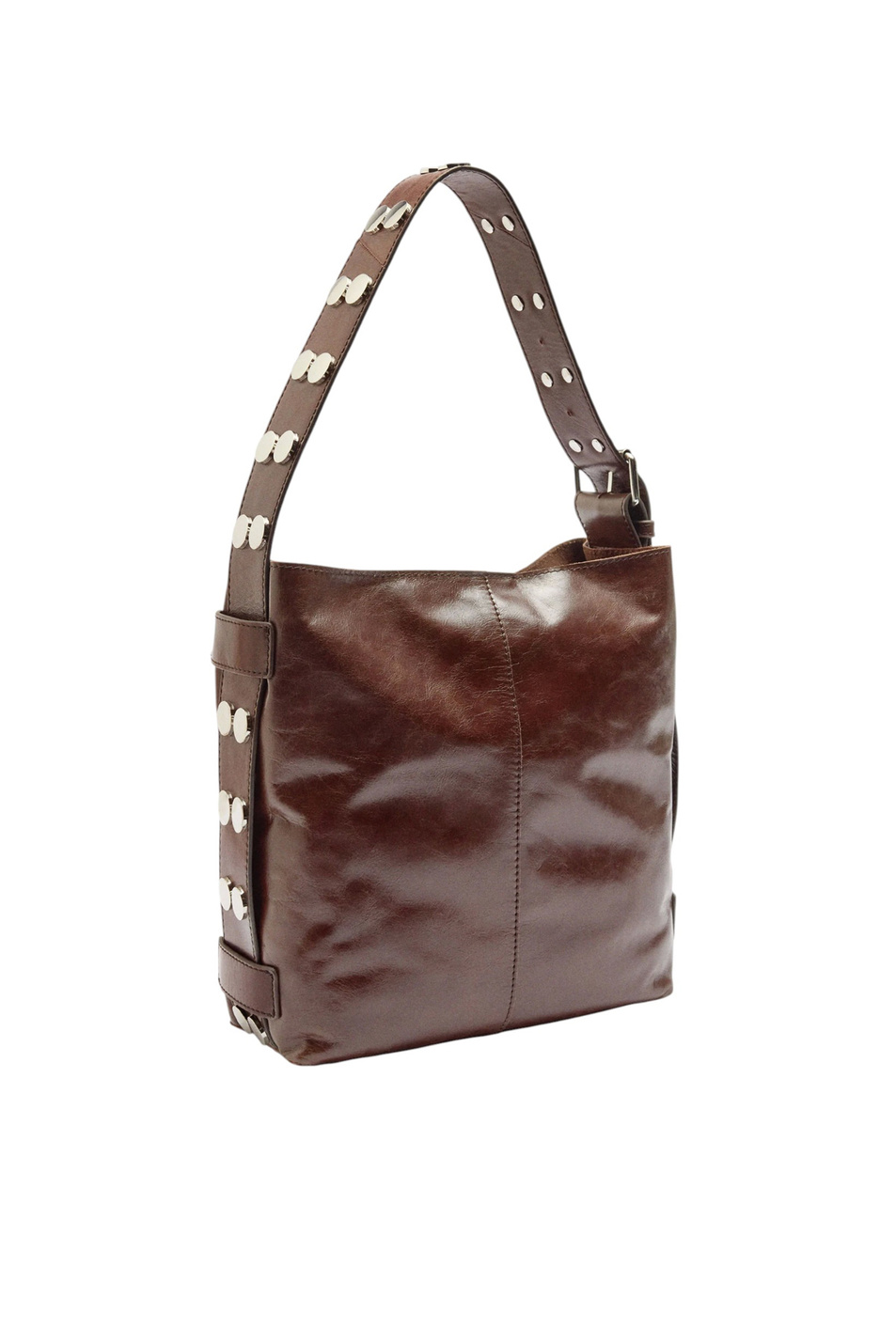 Сумка из натуральной кожи|Основной цвет:Коричневый Женский Parfois Сумка из натуральной кожи (цвет ), артикул 237163 | Фото 2