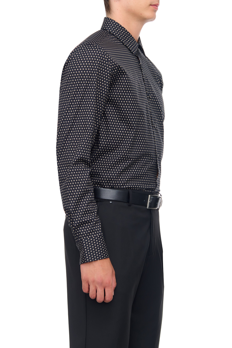 Мужской BOSS Рубашка из эластичного хлопка с принтом (цвет ), артикул 50502608 | Фото 3