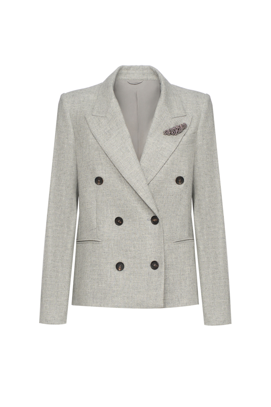 Женский Brunello Cucinelli Пиджак из шерсти и кашемира (цвет ), артикул MB1627410 | Фото 1