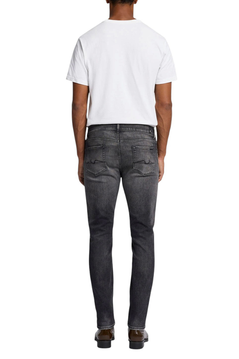 Мужской 7 for all Mankind Джинсы из смесового хлопка (цвет ), артикул JSMXC880DB | Фото 4