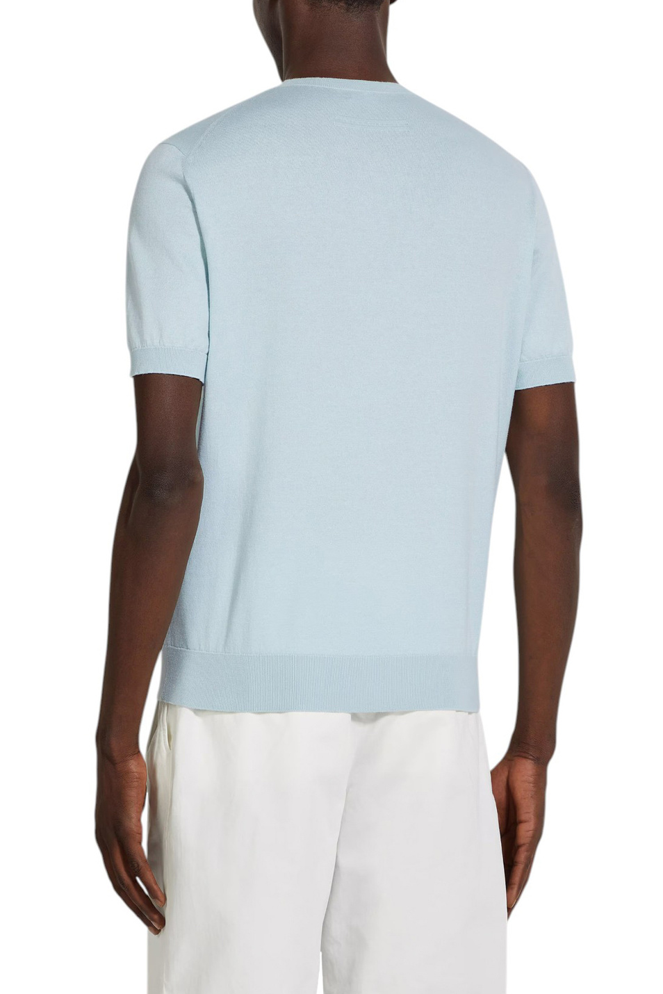 Мужской Zegna Джемпер с короткими рукавами (цвет ), артикул UFC90A9-C10-A01 | Фото 3
