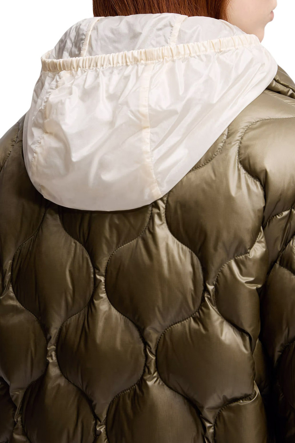 Женский Moncler Полупальто LOMBI с пуховым наполнителем (цвет ), артикул K20931A00026-595B1 | Фото 5