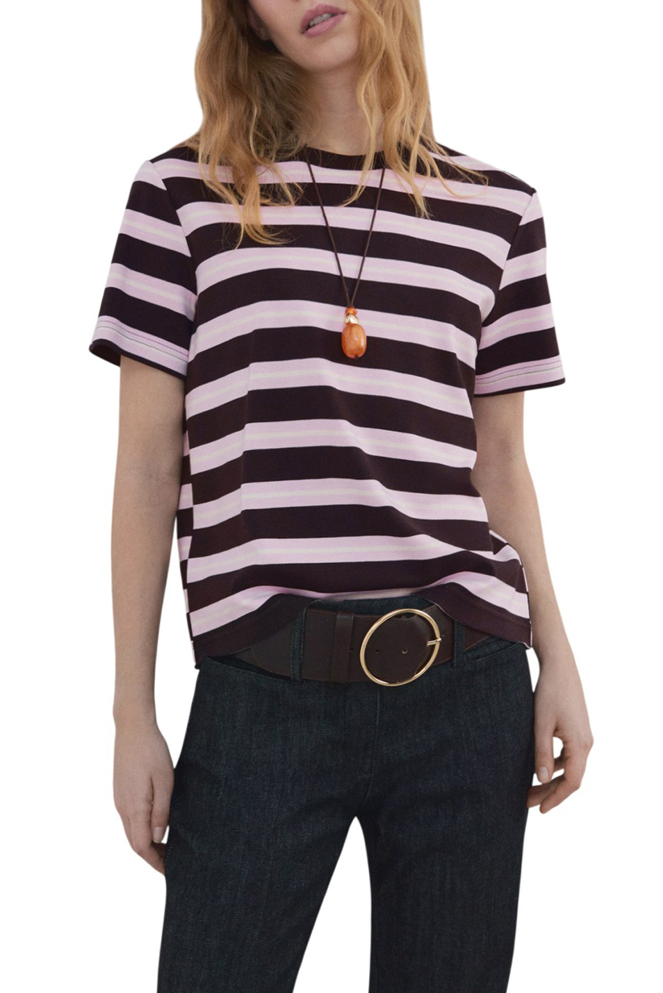 Женский Mango Футболка DOLLY в полоску (цвет ), артикул 27924088 | Фото 3