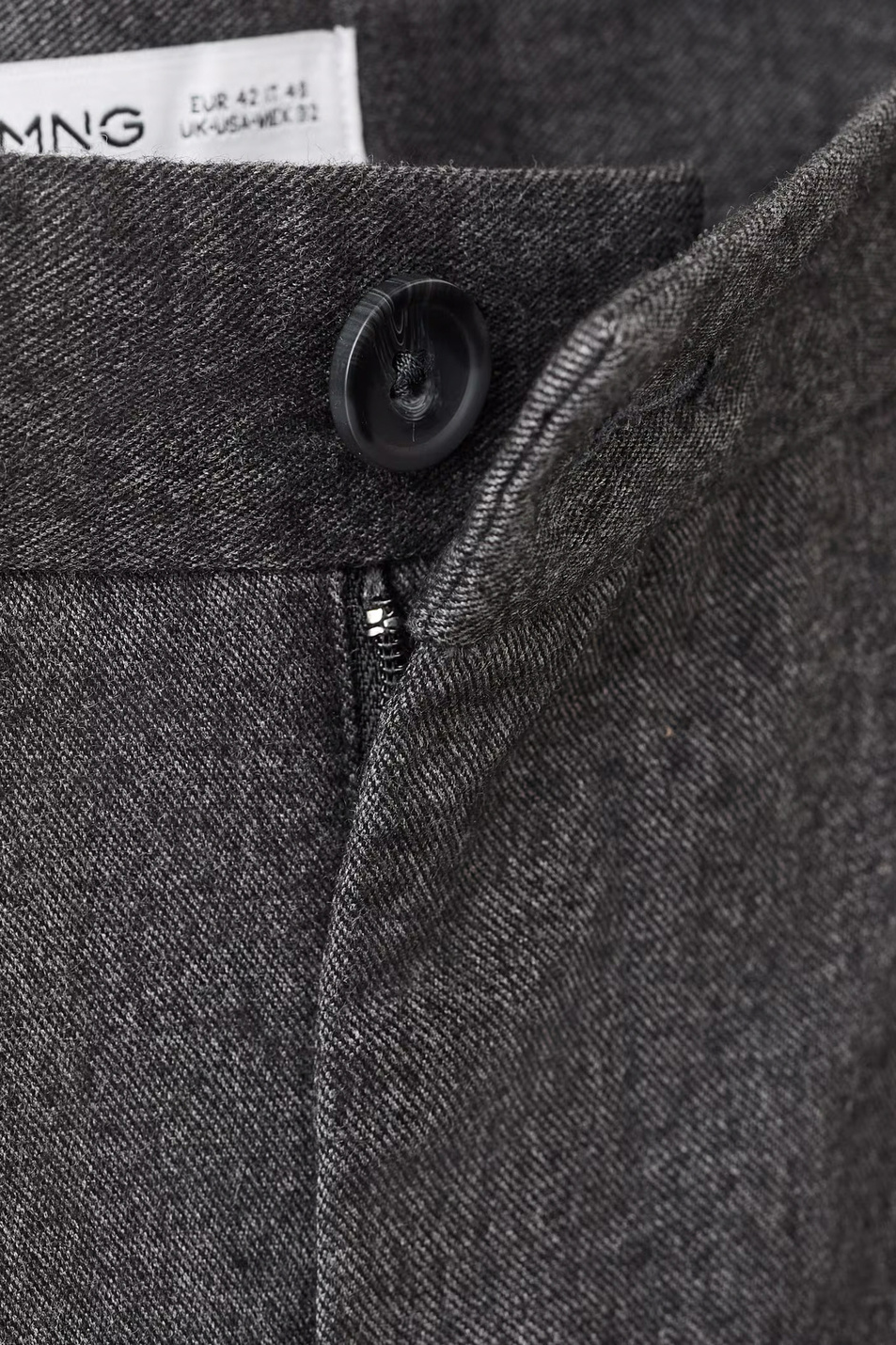 Брюки PIEDRA прямого кроя со складками|Основной цвет:Серый Мужской Mango Man Брюки PIEDRA прямого кроя со складками (цвет ), артикул 17017888 | Фото 5