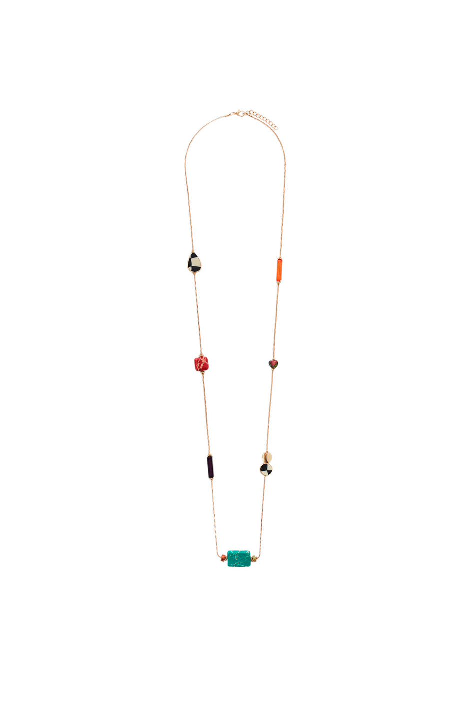 Parfois Ожерелье с разноцветными деталями (цвет ), артикул 196035 | Фото 1
