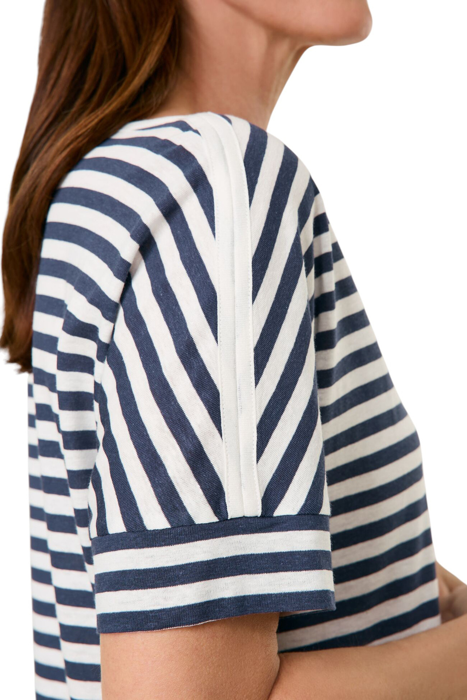 Женский Gerry Weber Футболка в полоску (цвет ), артикул 570284-35035 | Фото 5