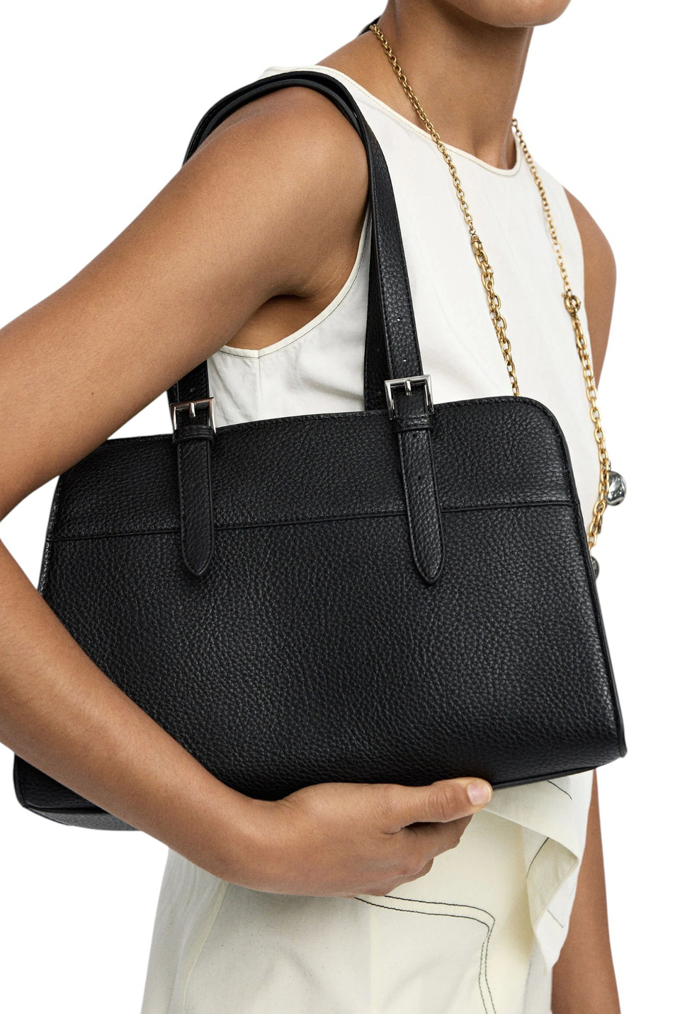 Женский Parfois Сумка-шопер с текстурой (цвет ), артикул 238297 | Фото 5