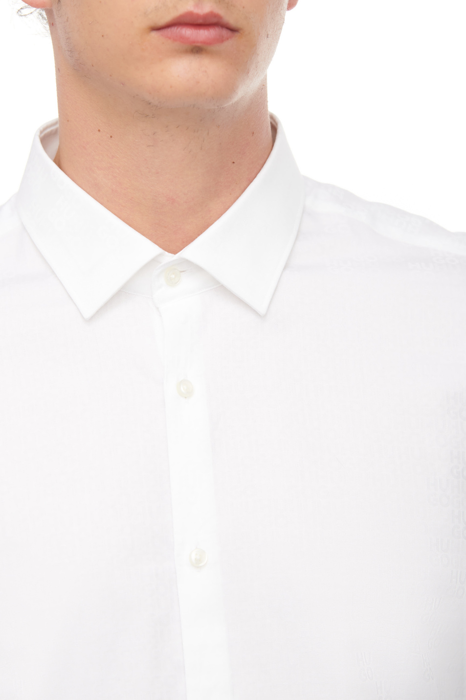 Мужской HUGO Рубашка из натурального хлопка (цвет ), артикул 50500965 | Фото 5
