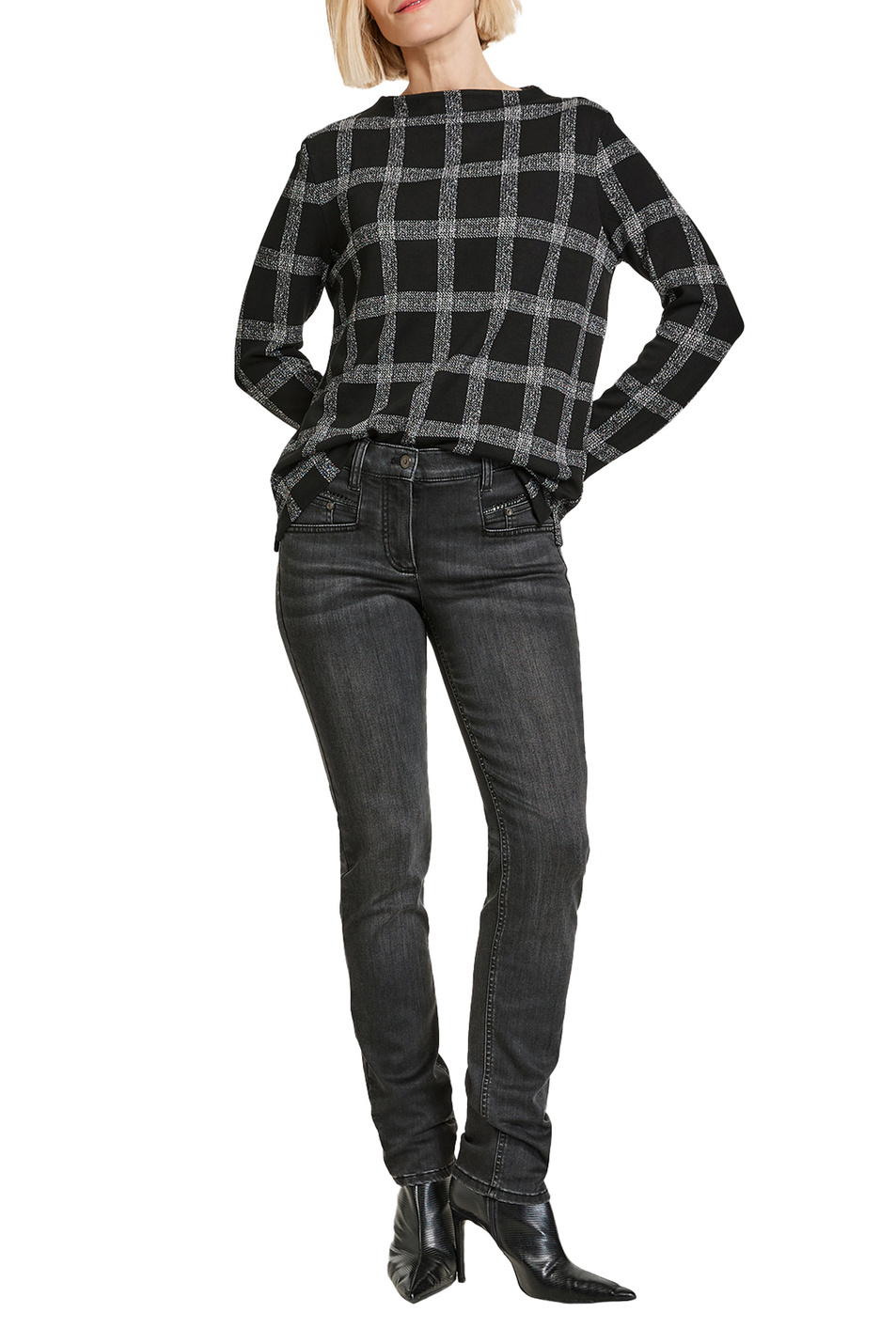 Женский Gerry Weber Джинсы зауженного кроя (цвет ), артикул 722063-66808-Best4me Slim | Фото 3