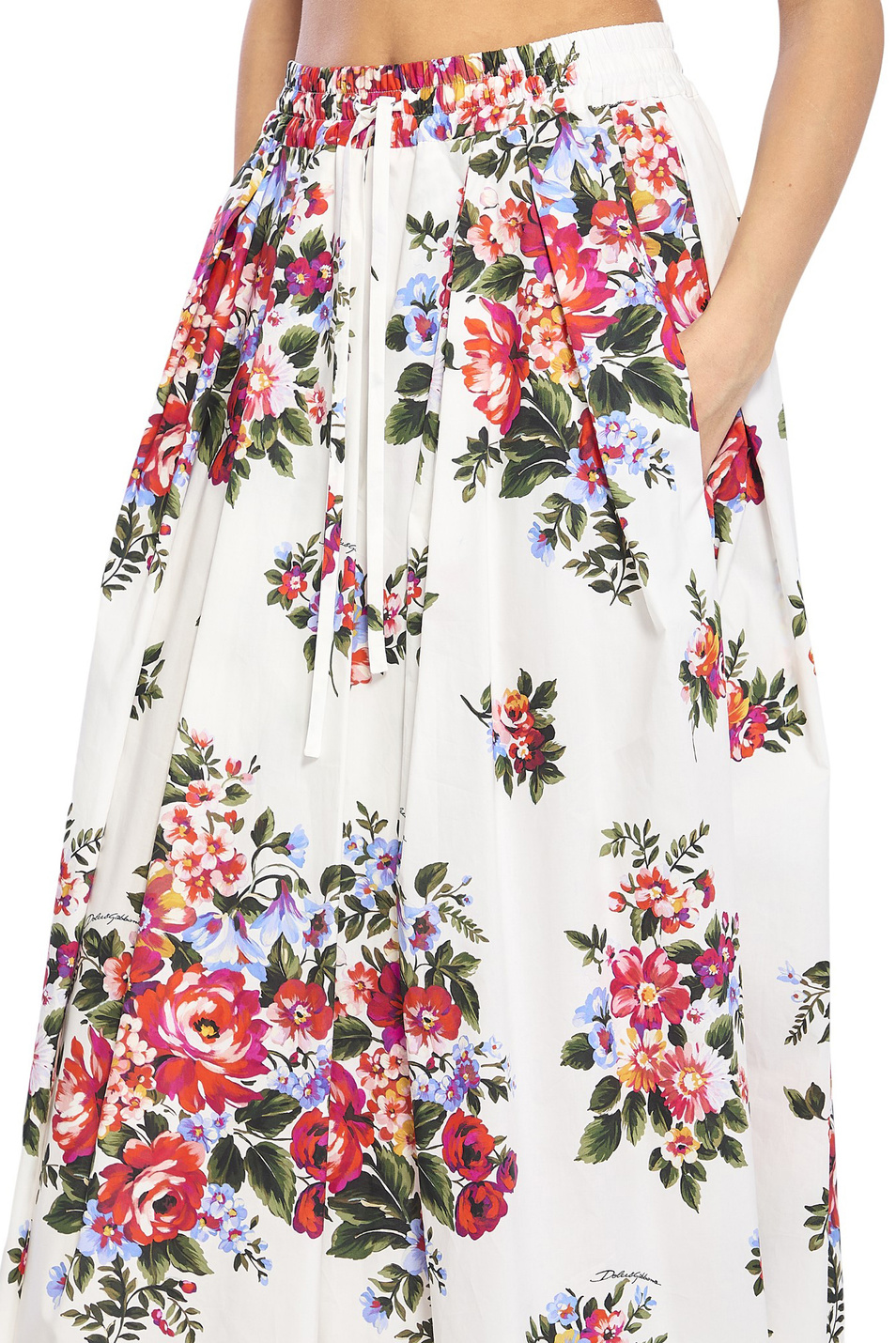 Женский Dolce & Gabbana Юбка из хлопка (цвет ), артикул F4DC7T-HS5UU | Фото 5