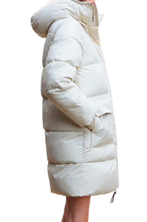 Mango Стеганое пальто BUDA со съемным капюшоном ( цвет), артикул 37069062 | Фото 4
