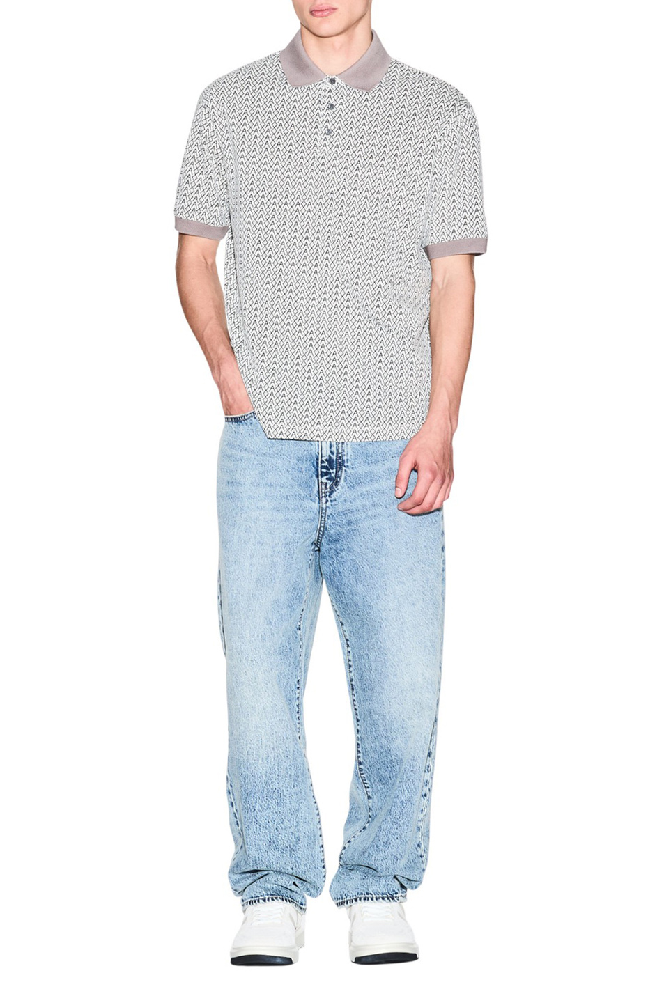 Мужской Armani Exchange Поло из хлопка (цвет ), артикул XM002015-AF10366 | Фото 2