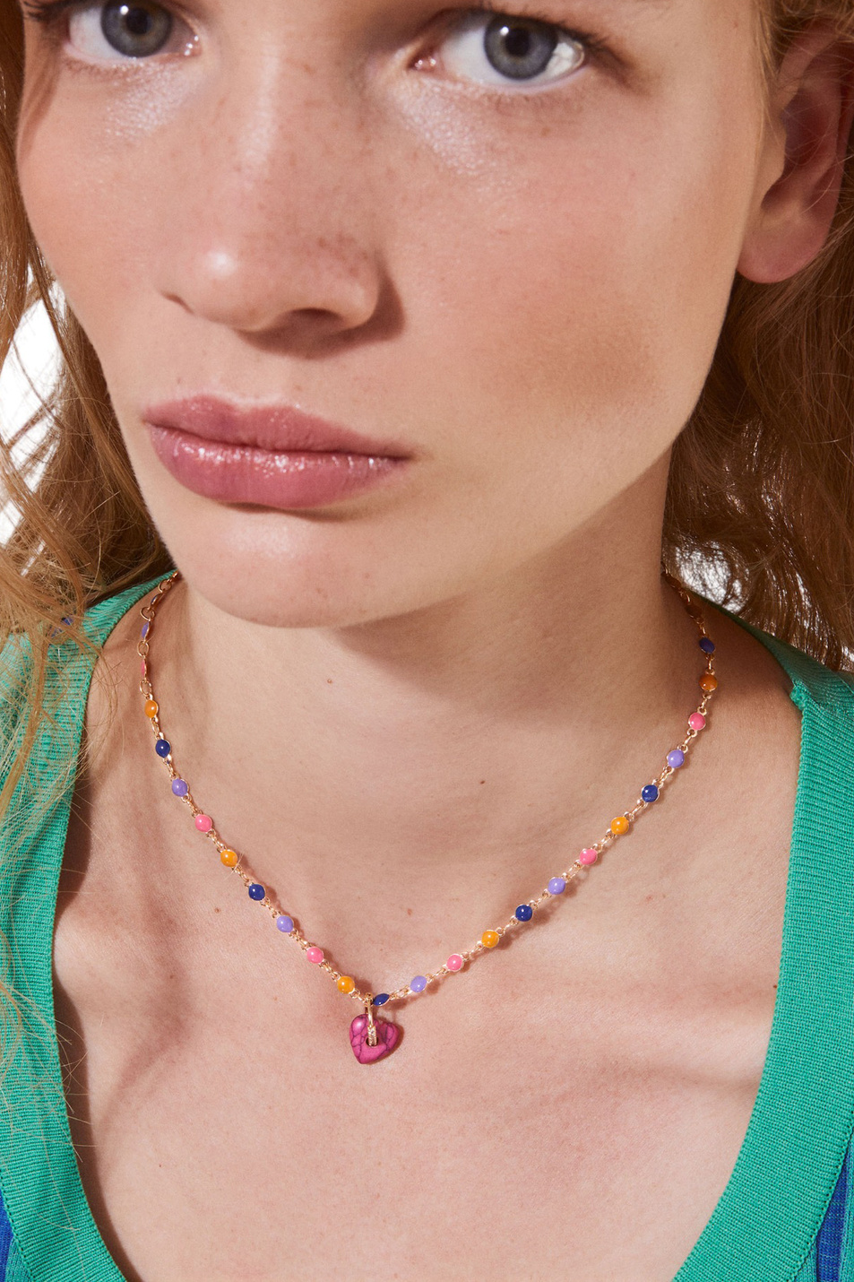 Женский Parfois Ожерелье с подвеской в виде сердца (цвет ), артикул 211249 | Фото 2