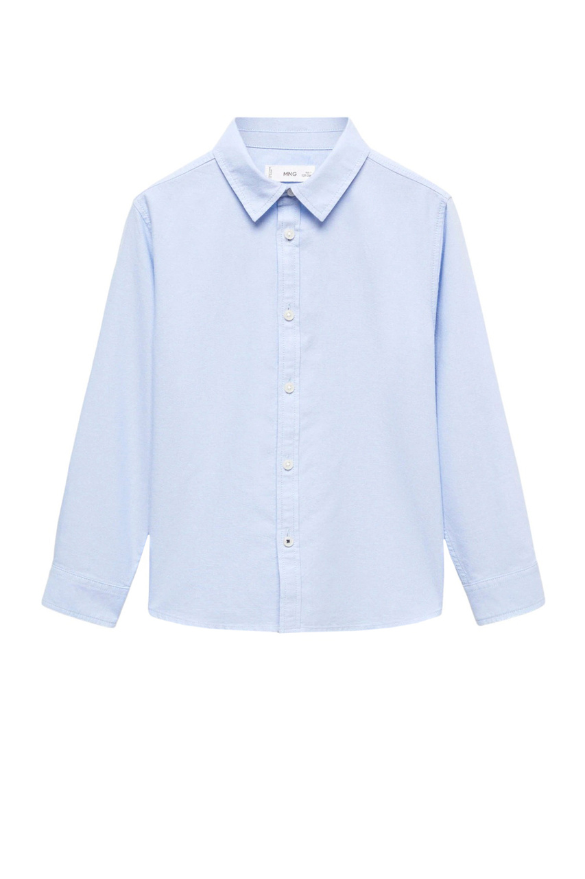 Рубашка OXFORD из натурального хлопка|Основной цвет:Голубой|Артикул:67050656 | Фото 1
