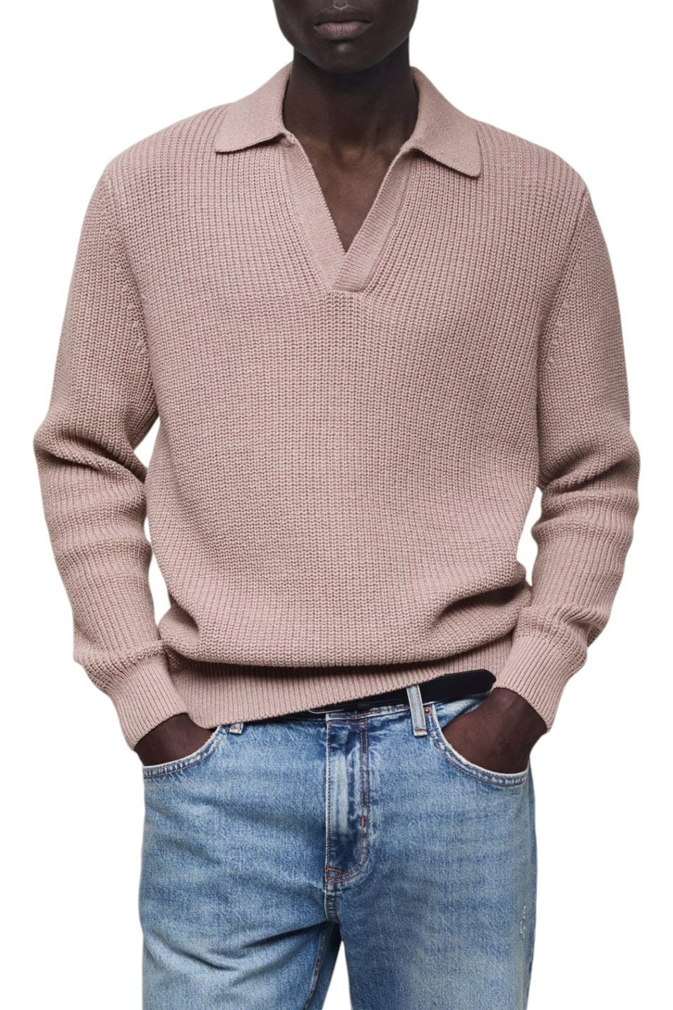 Мужской Mango Man Джемпер поло COVAS (цвет ), артикул 77007948 | Фото 3