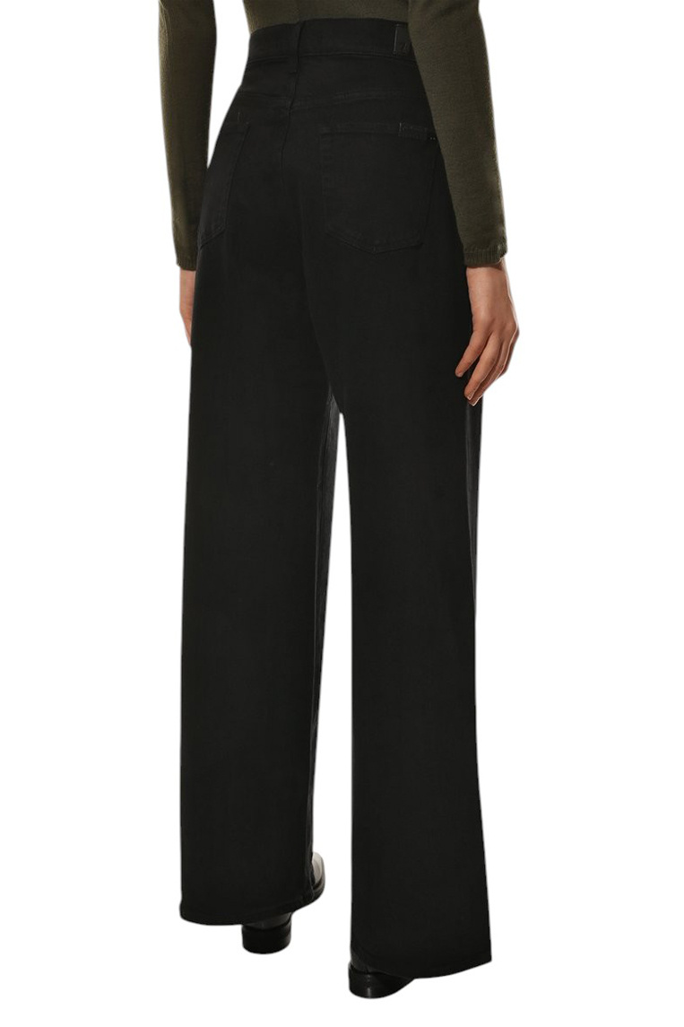 Джинсы из эластичного хлопка|Основной цвет:Черный Женский 7 for all Mankind Джинсы из эластичного хлопка (цвет ), артикул 7UX50C31 | Фото 5