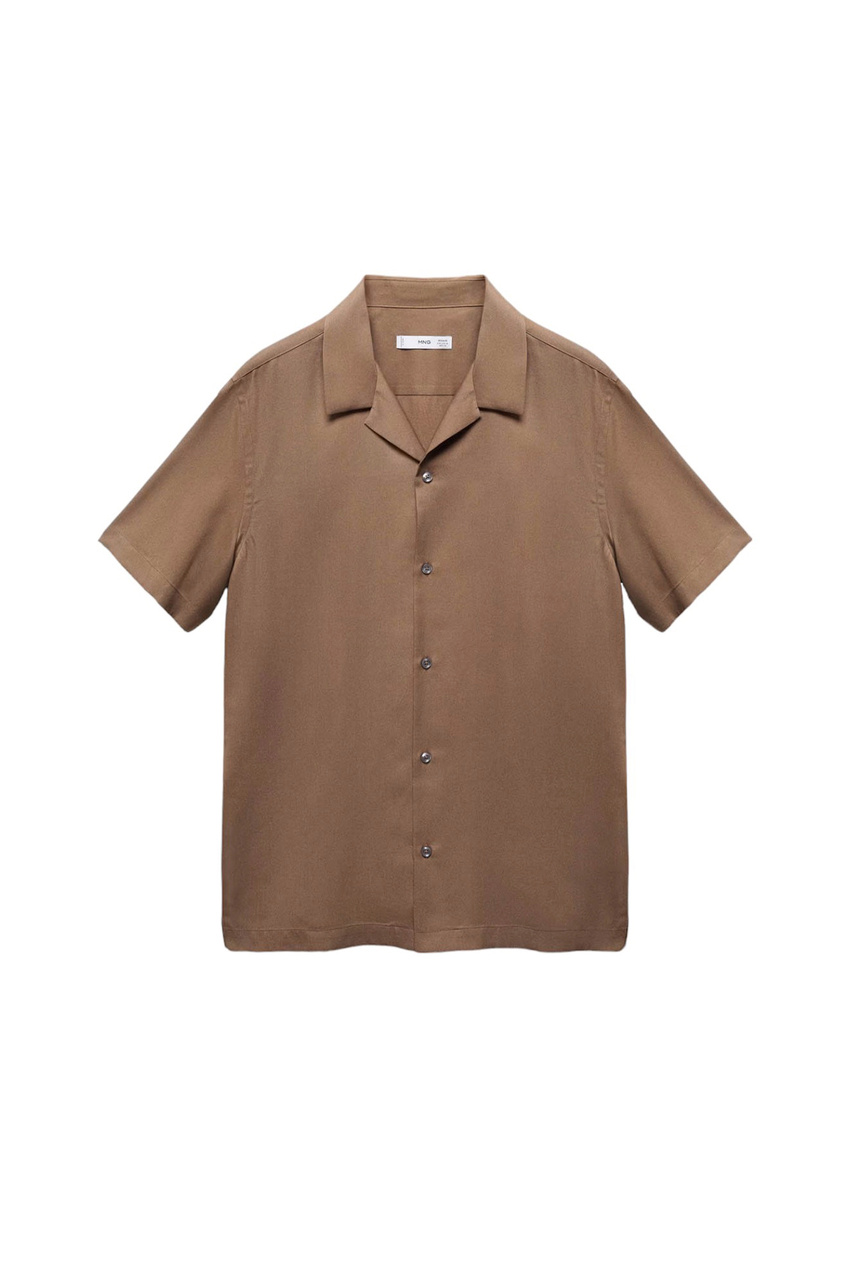 Рубашка MALAGA однотонная|Основной цвет:Коричневый|Артикул:67047691 | Фото 1