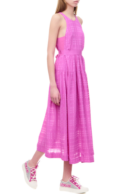 Платье с принтом|Основной цвет:Розовый|Артикул:D4NA1N-D9900 | Фото 2