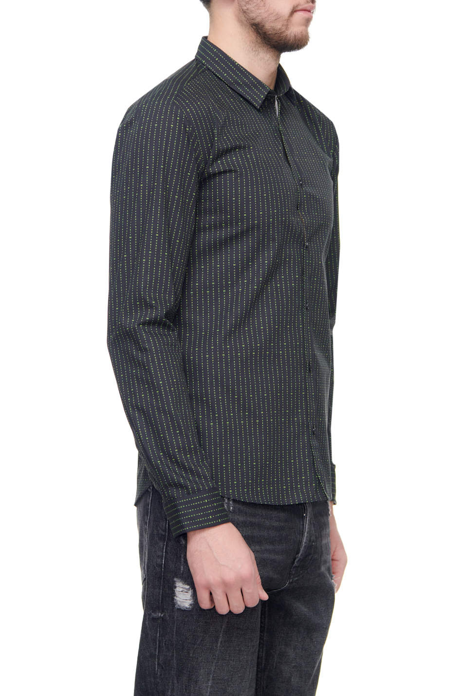 HUGO Рубашка из натурального хлопка с принтом (цвет ), артикул 50463151 | Фото 3