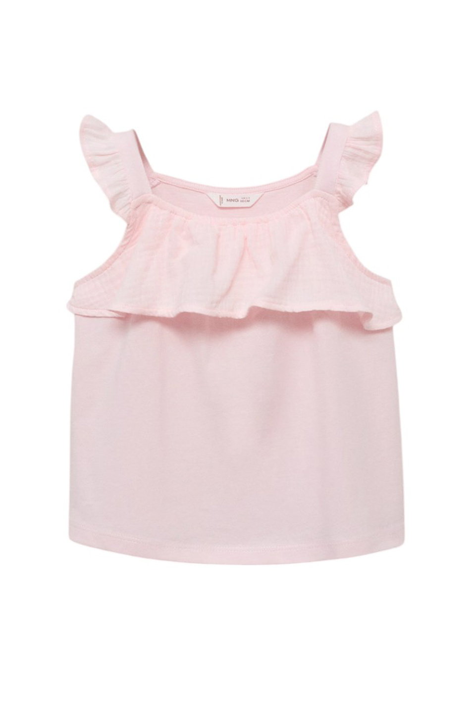 Девочкам Mango Kids Топ MONI из хлопка (цвет ), артикул 87027700 | Фото 1