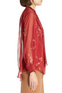 Max Mara Двухслойная блузка ZIRLO с присборенными манжетами ( цвет), артикул 62660119 | Фото 4
